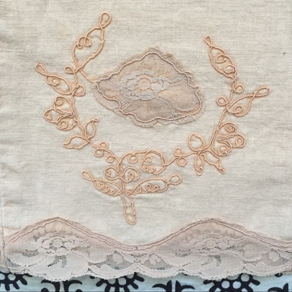 Free People Lace Embroidered Linen Shorts - Picture 4 of 5